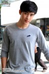 แขนยาว รุ่น Signature สีเทาท็อปดราย (size S)