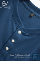 Henley Short Sleeve T-Shirt : Nato Blue Color