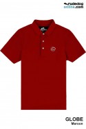 โปโล รุ่น GLOBE สีแดงเลือดหมู