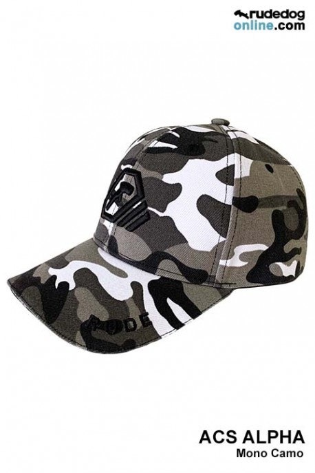 ACS Alpha Cap สีเทาลายพราง