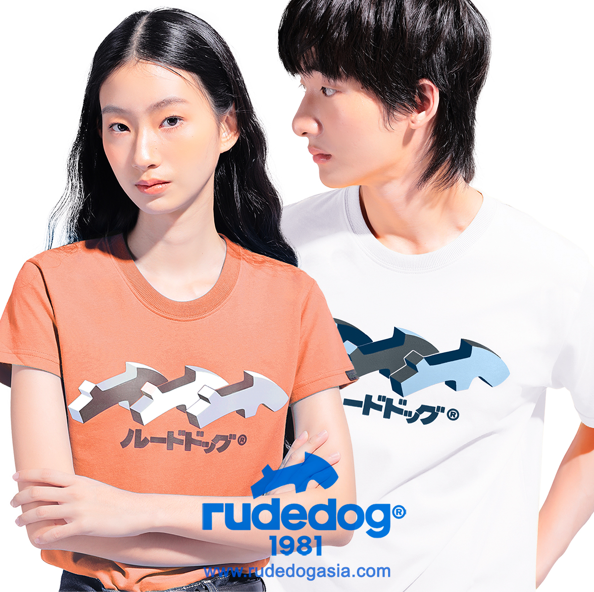 ลายเสื้อยืด rudedog รุ่น LIVES ผู้หญิง ผู้ชาย