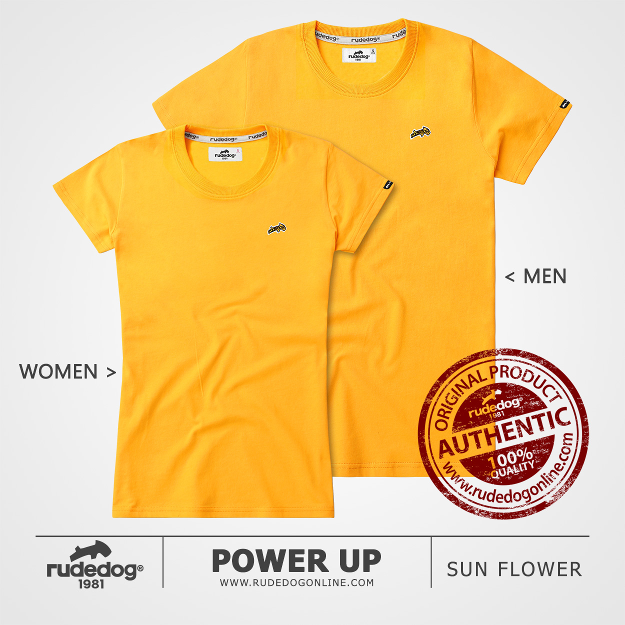 เสื้อยืด rudedog รุ่น Power Up