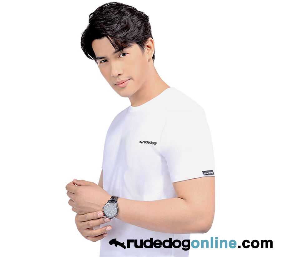 เสื้อยืด rudedog รุ่น Remark สีขาว