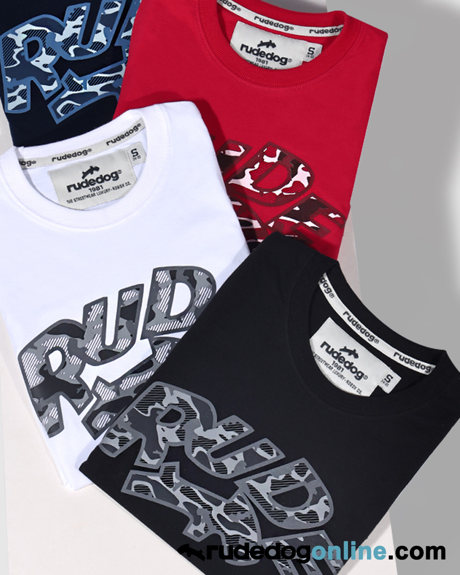 เสื้อยืด rudedog รุ่น Rude Camo