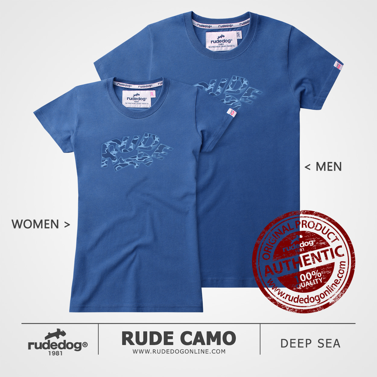 เสื้อยืด rudedog รุ่น Rude Camo