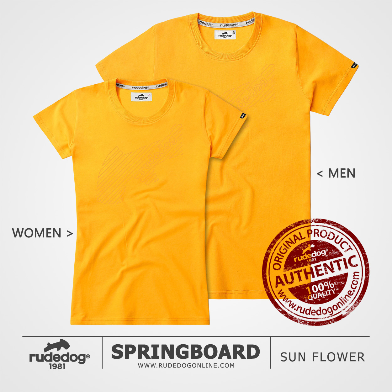 เสื้อยืด rudedog รุ่น Springboard