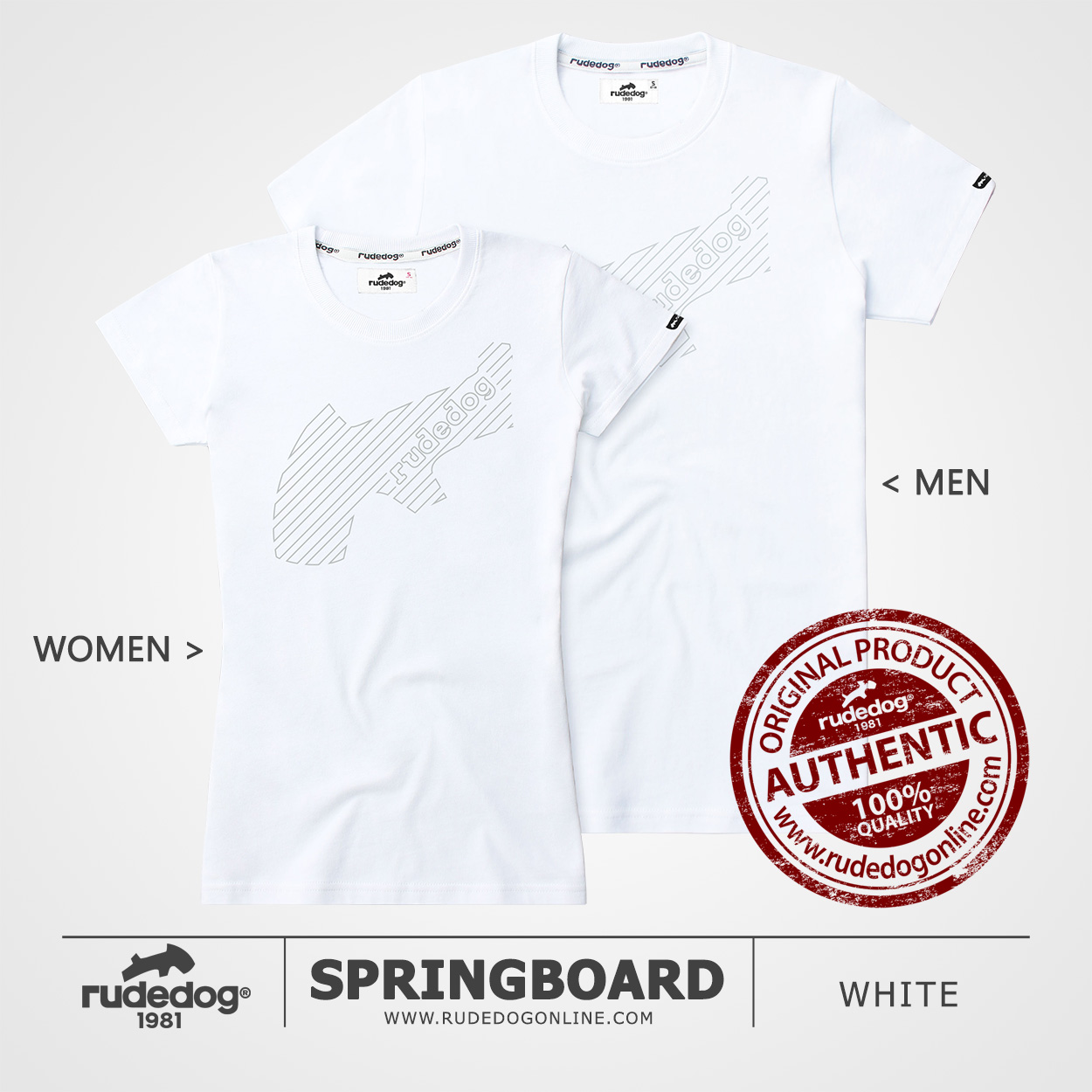 เสื้อยืด rudedog รุ่น Springboard