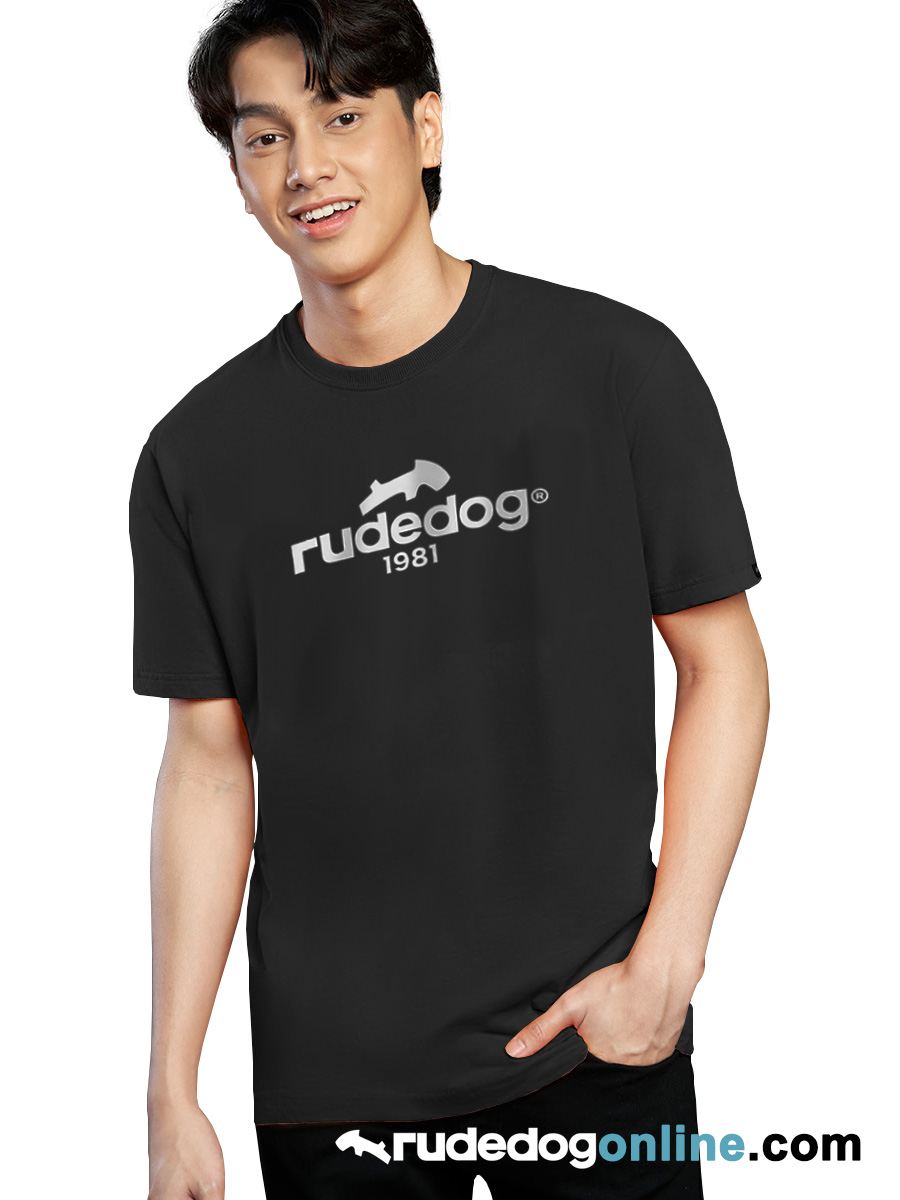 เสื้อยืด rudedog รุ่น Standard สีดำ