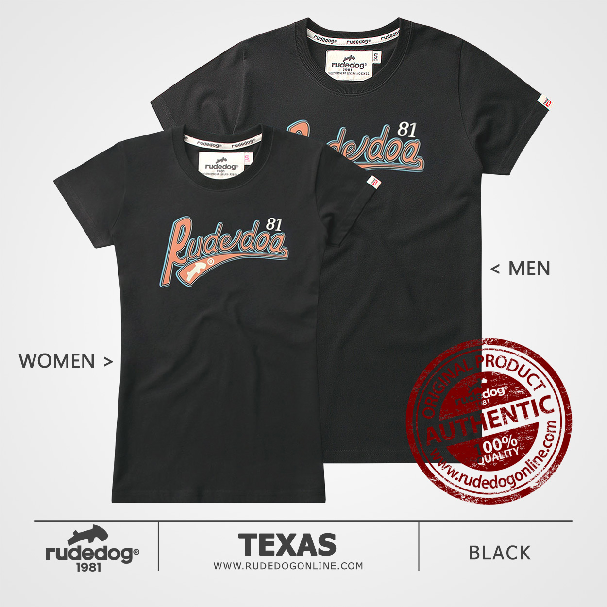 เสื้อยืด rudedog รุ่น Texas