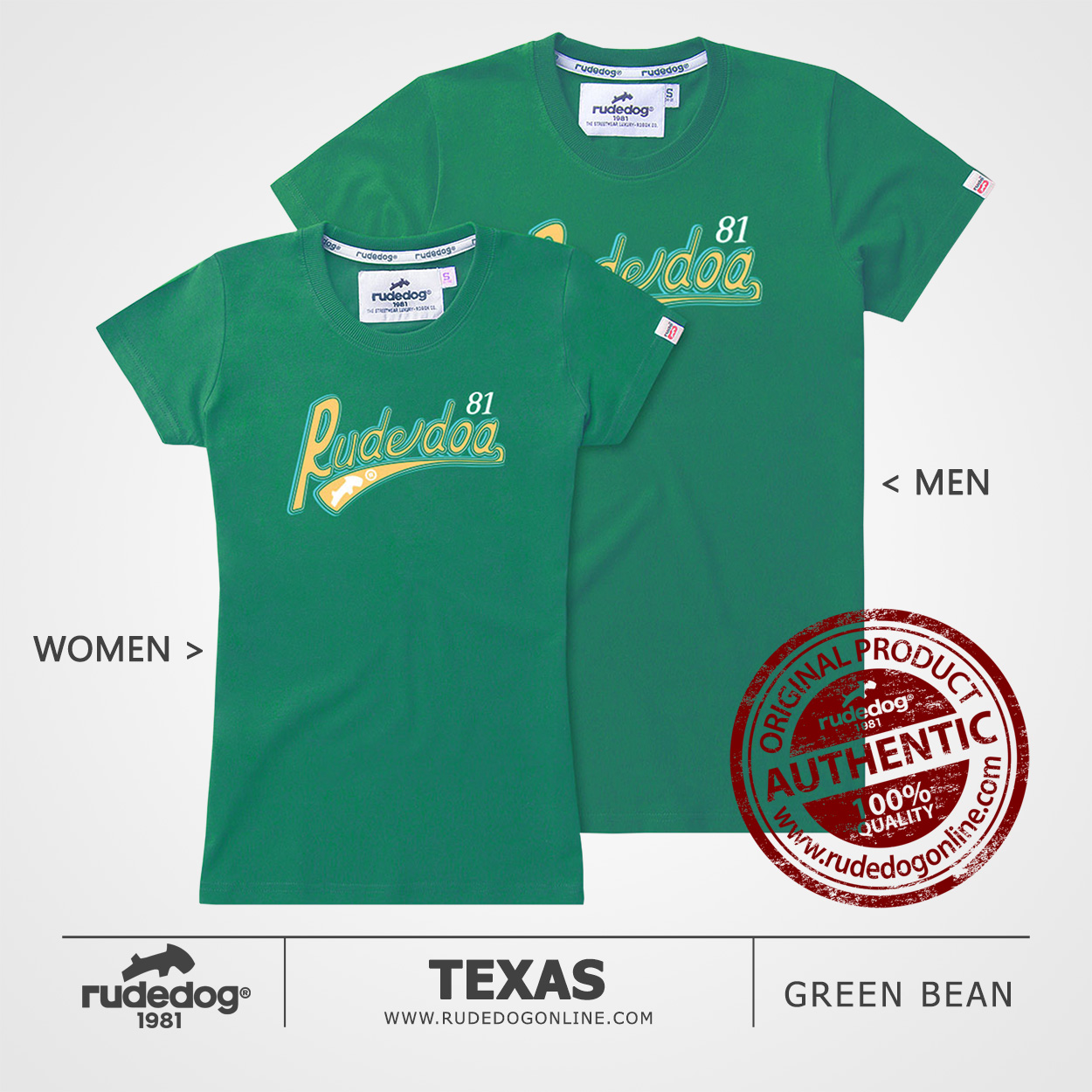 เสื้อยืด rudedog รุ่น Texas