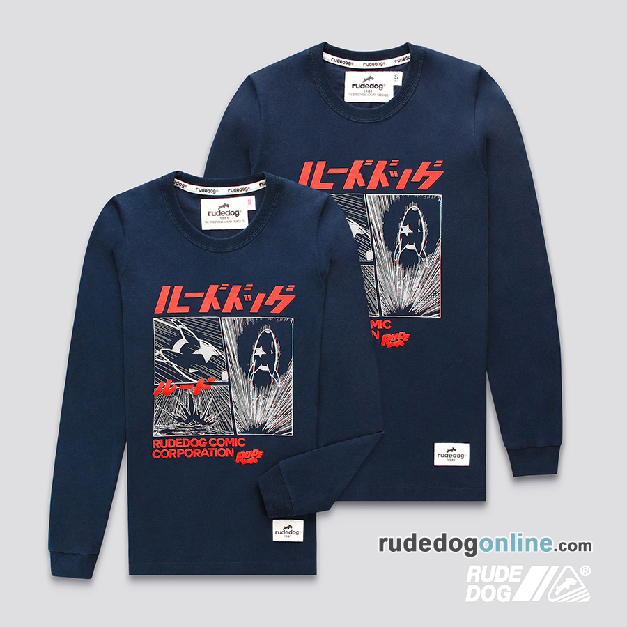 เสื้อยืดแขนยาว rudedog รุ่น Comic