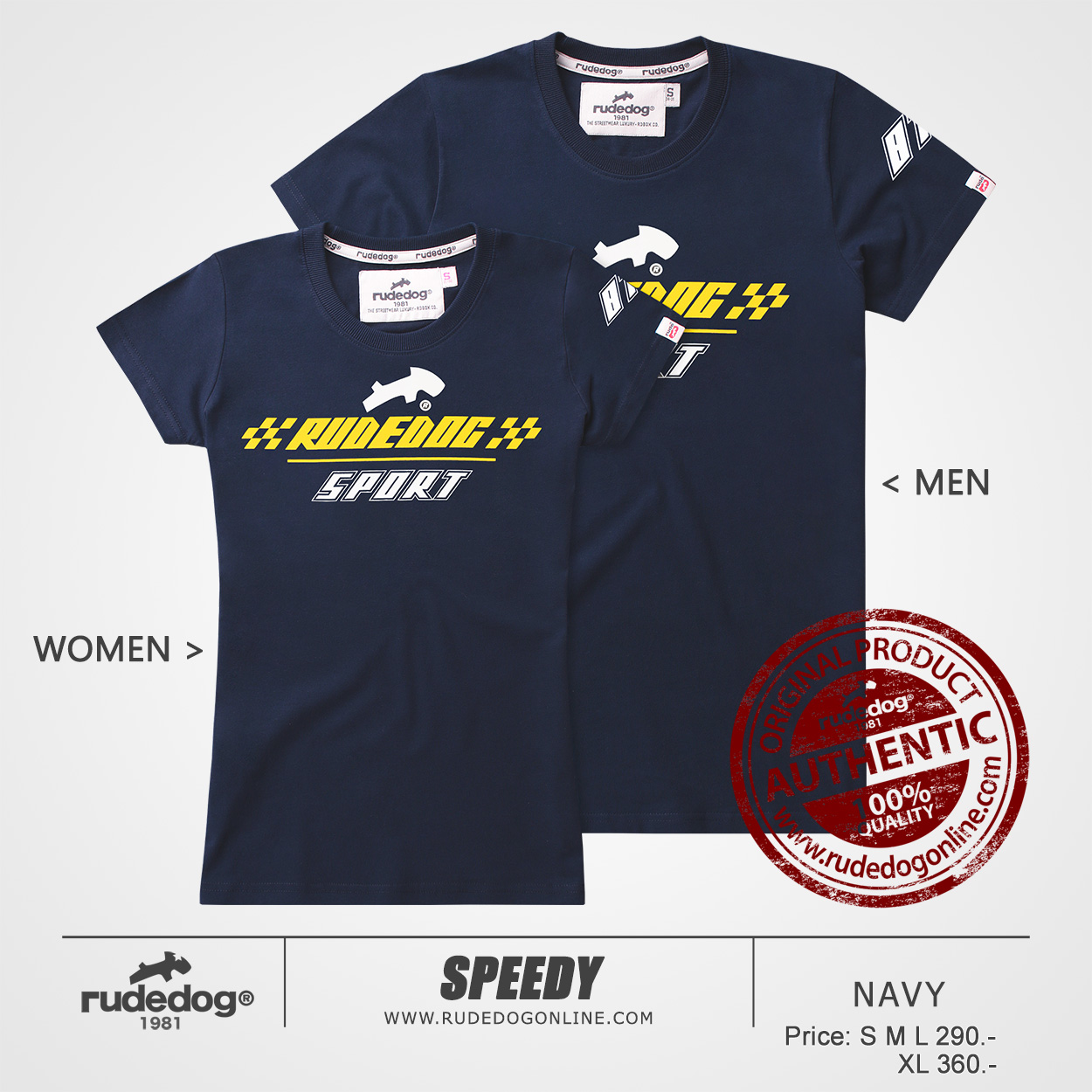 เสื้อยืด rudedog รุ่น Speedy