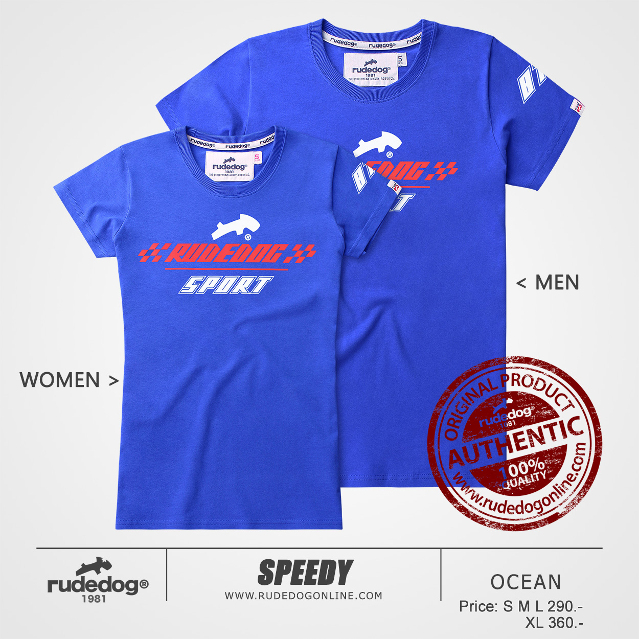 เสื้อยืด rudedog รุ่น Speedy