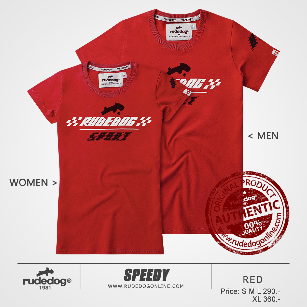 เสื้อยืด rudedog รุ่น Speedy