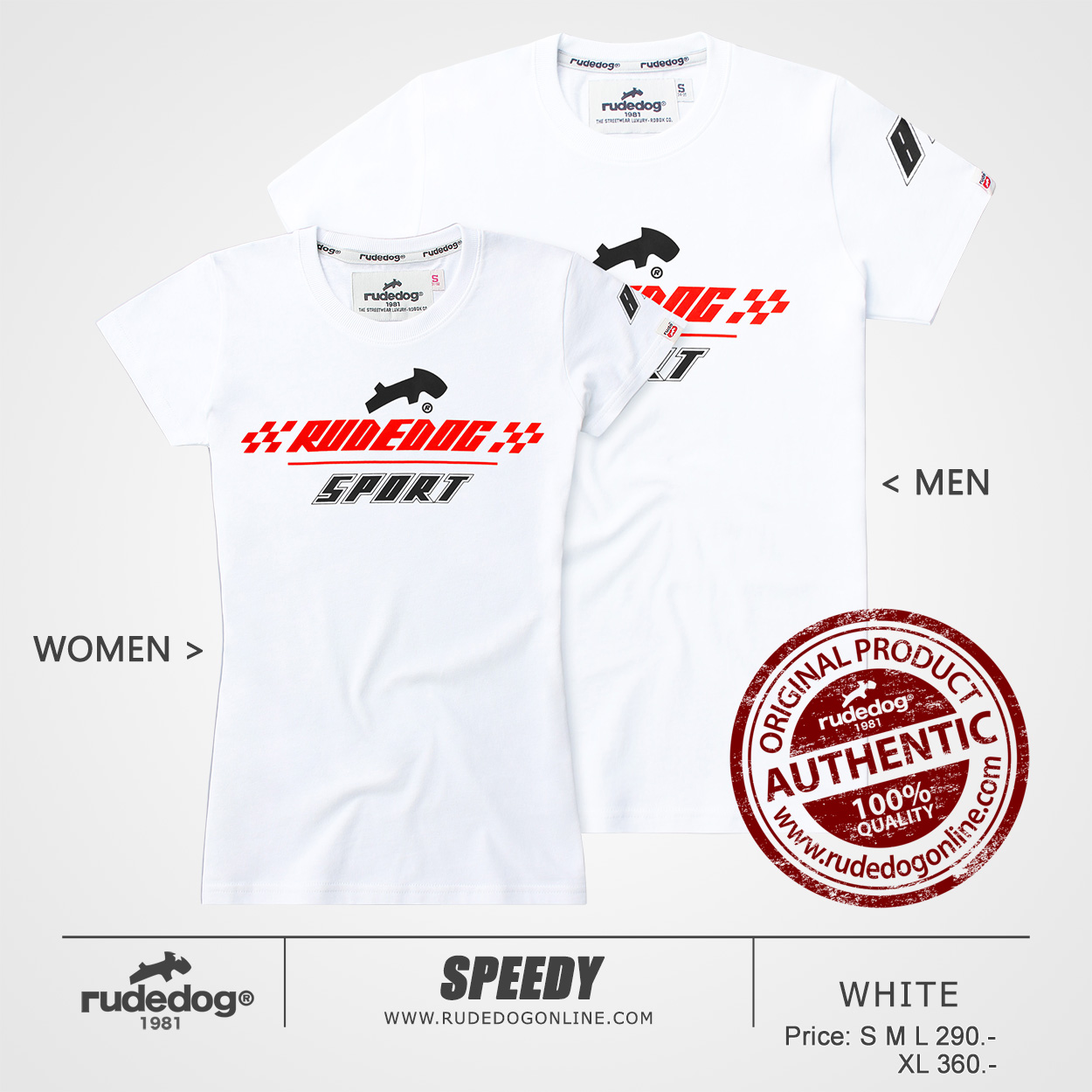 เสื้อยืด rudedog รุ่น Speedy