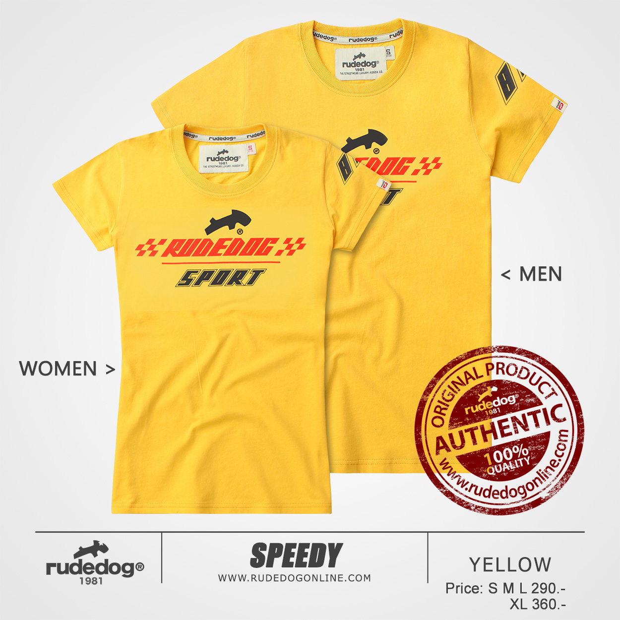 เสื้อยืด rudedog รุ่น Speedy