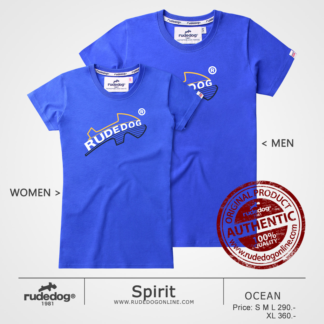 เสื้อยืด rudedog รุ่น Spirit